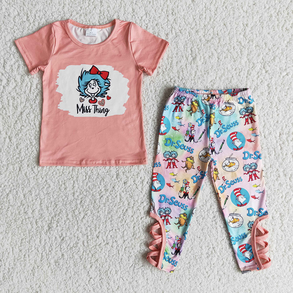 Dr pink legging sets