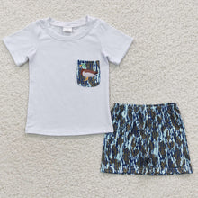 Load image into Gallery viewer, Baby Boys Duck Camo Summer Shorts Sets
