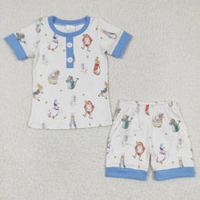 Load image into Gallery viewer, Baby Boys Easter Rabbit Shorts Sets Pajamas
