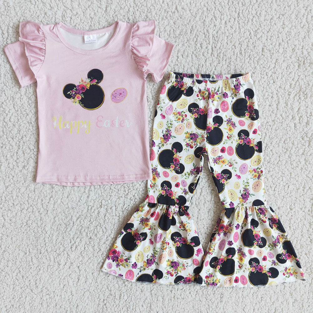 Easter Bunny Pink bell sets
