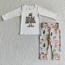 Load image into Gallery viewer, baby boys Christmas hats pajamas sets
