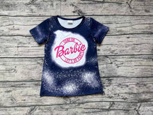 Load image into Gallery viewer, Baby Girls Bleached Doll Short Sleeve Tee Shirt Tops
