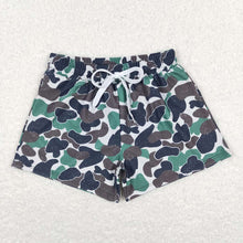 Load image into Gallery viewer, Baby Boys Summer Green Camo Trunks Swimsuits
