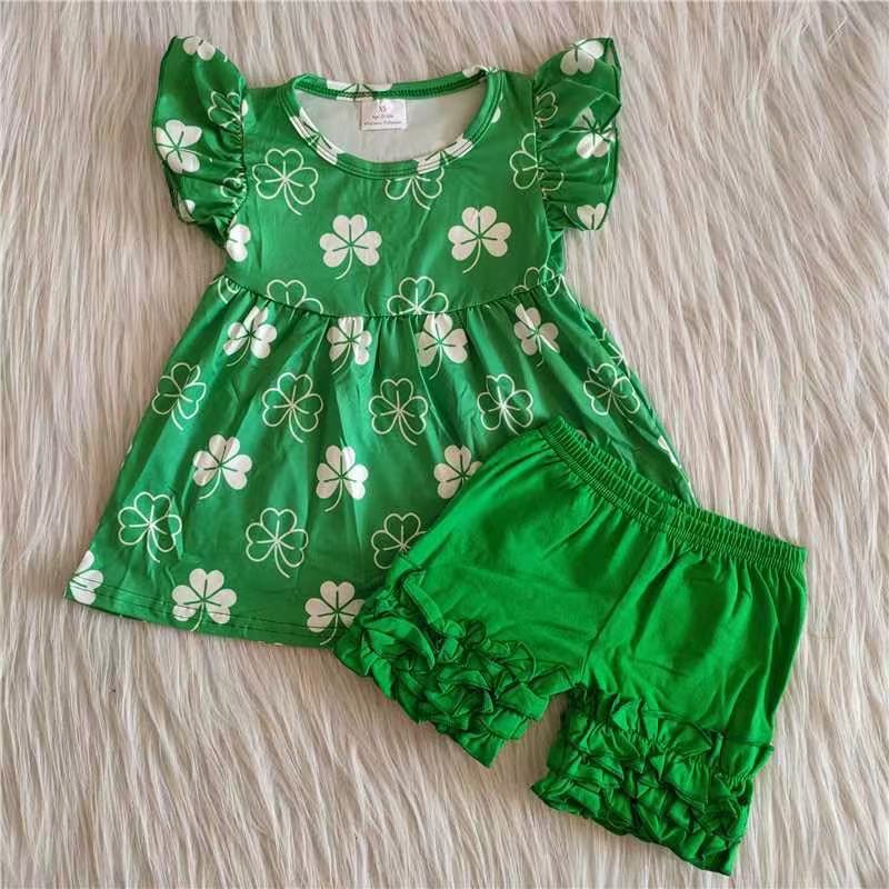 St Patrick Flutter tunic shorts sets