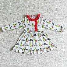 Load image into Gallery viewer, Baby girls Christmas cartoon gowns dresses

