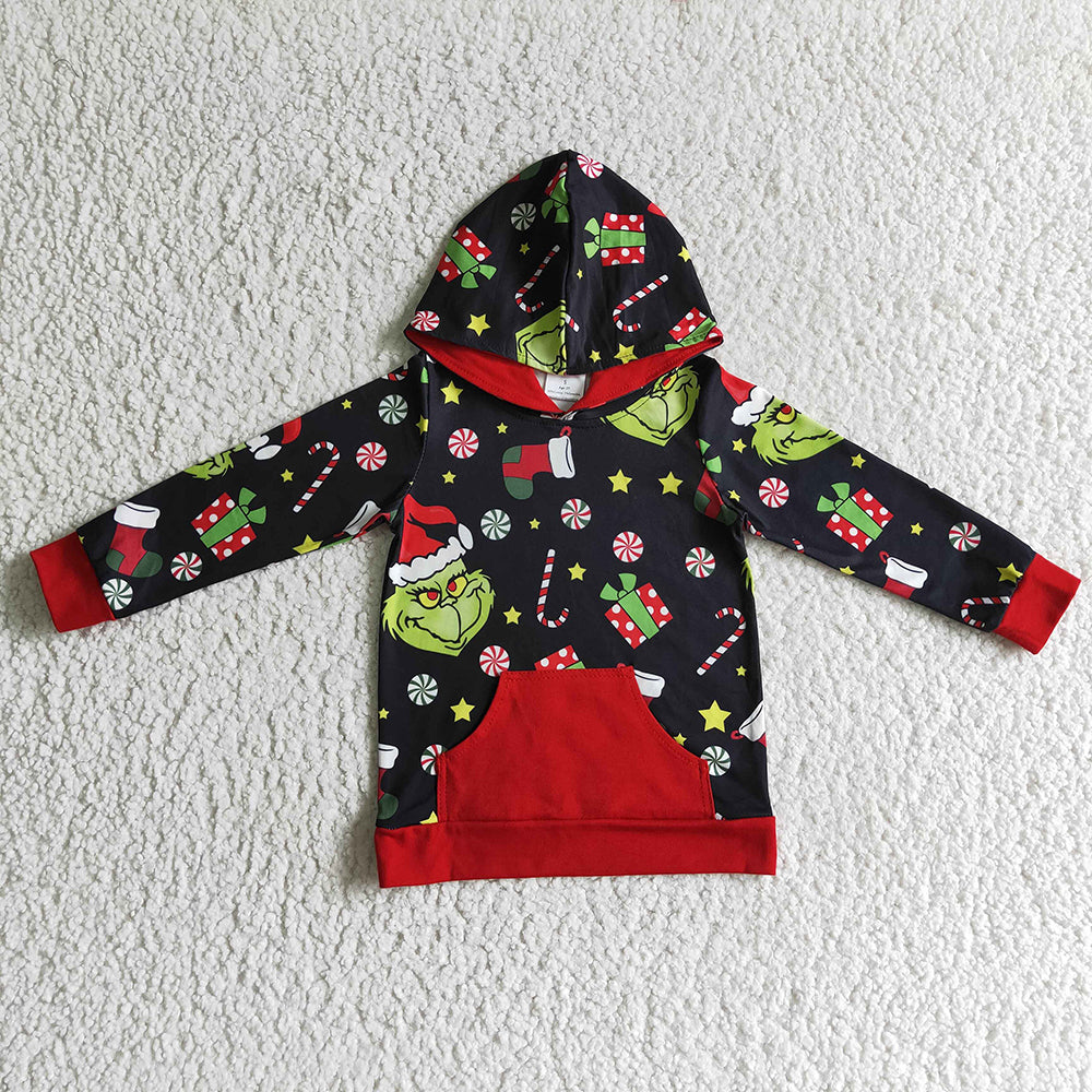 Baby boys Christmas hoodie cartoon presents tops