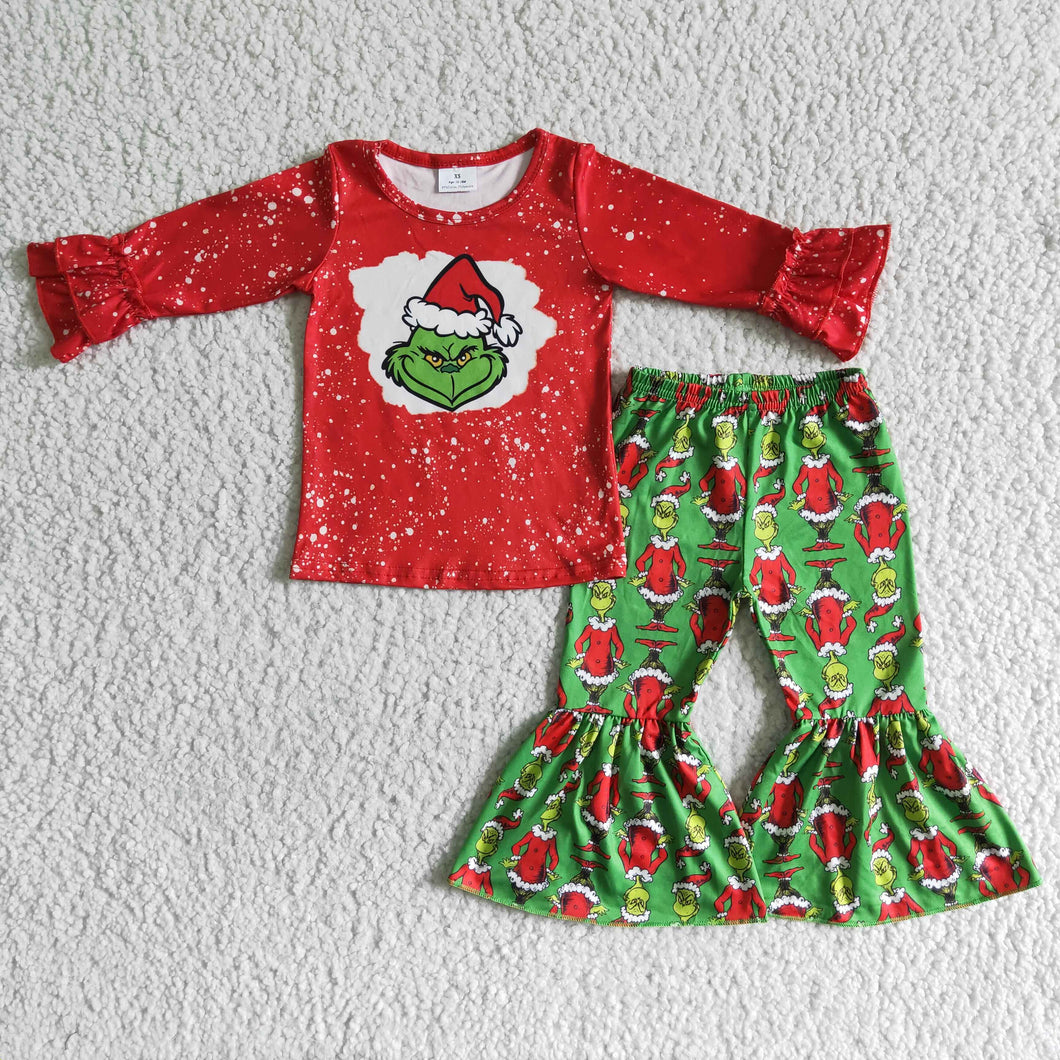 Baby Girls Christmas cartoon boutique outfits clothing sets