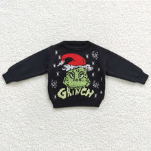 Load image into Gallery viewer, Baby Children Christmas Black Frog Woolen Sweaters
