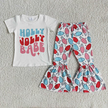 Load image into Gallery viewer, Holly Christmas Pants Sets
