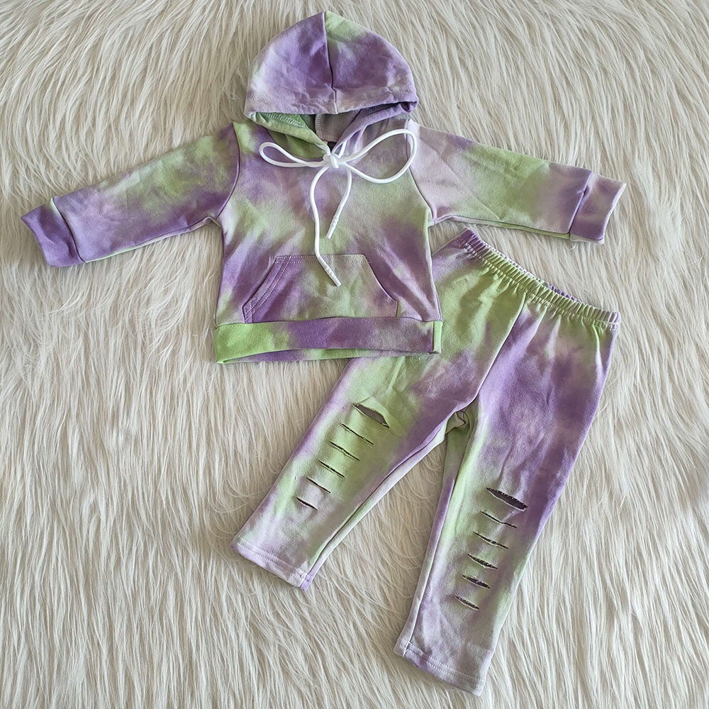 Tie dye hoodie sets 2