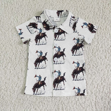 Load image into Gallery viewer, Baby Boys western button up shirts 1
