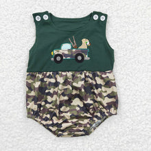 Load image into Gallery viewer, Baby Boys Summer Hunting Camo Rompers
