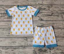 Load image into Gallery viewer, Baby Boys Easter Carrot Rabbits Shirt Top Shorts Pajamas Clothing Sets
