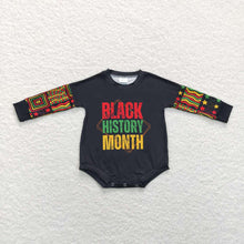 Load image into Gallery viewer, Baby Girls Black History Month African Rompers
