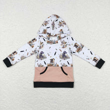 Load image into Gallery viewer, Baby Boys Long Sleeve Dog Hunting Duck Hooded Tee Shirt Tops
