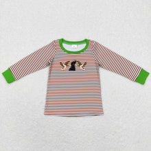 Load image into Gallery viewer, Baby Children Kids Duck Stripes Sibling Embroidery Tee Shirts
