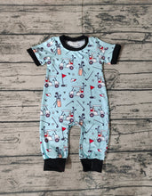 Load image into Gallery viewer, Baby Boys Golf Short Sleeve Rompers
