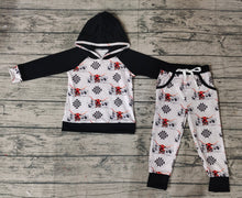 Load image into Gallery viewer, Baby Boys Hooded Western Cows Top Pants Outfits Clothing Sets
