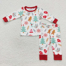 Load image into Gallery viewer, Baby Boys Christmas Gingerbread Pajamas Clothes Sets
