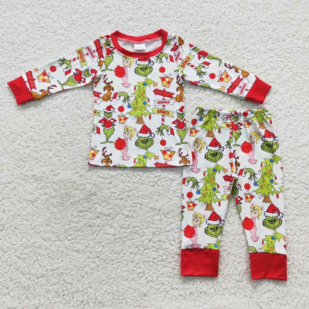 Baby Boys Christmas Frog Pants Clothing Sets