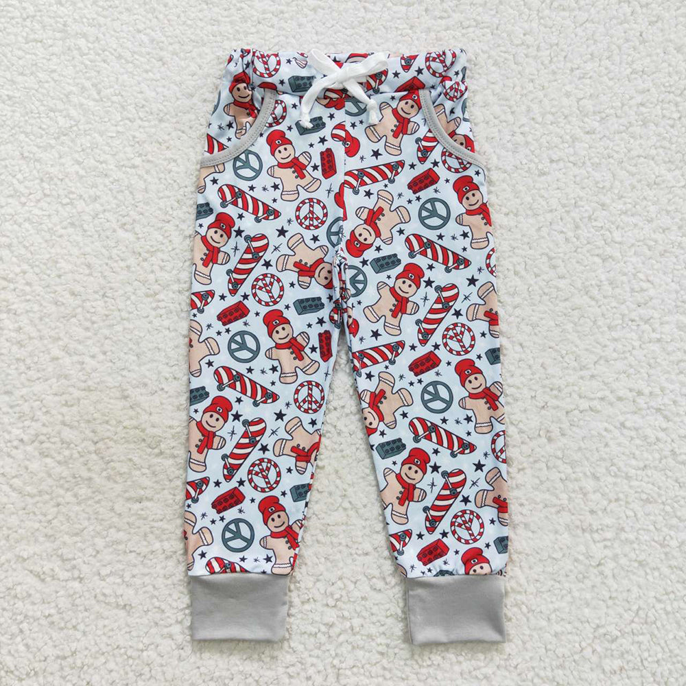 Baby Boys Gingerbread Christmas Pants