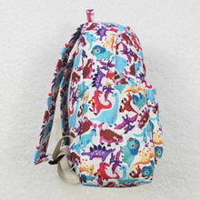 Load image into Gallery viewer, Baby Children Purple Dinosaur Back Bags

