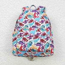 Load image into Gallery viewer, Baby Children Purple Dinosaur Back Bags
