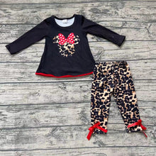 Load image into Gallery viewer, Leopard cartoon mouse legging sets
