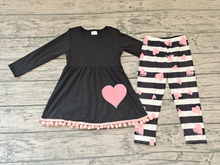 Load image into Gallery viewer, Valentines heart legging sets
