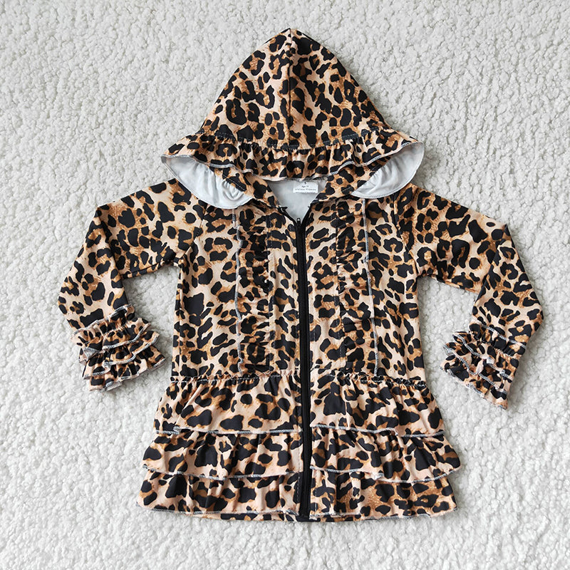 Leopard Zipper Cardigan