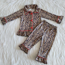 Load image into Gallery viewer, Girls Leopard Pajamas
