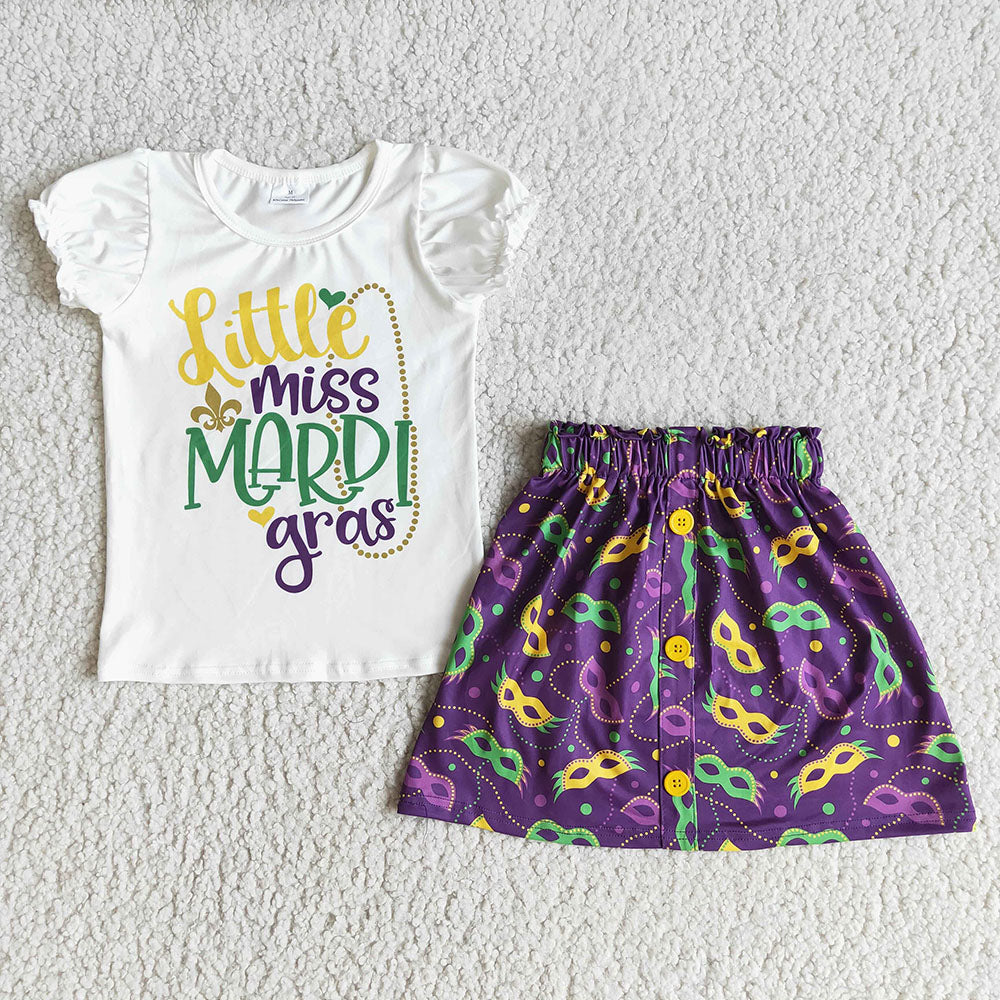 Mardi Gras Skirt sets