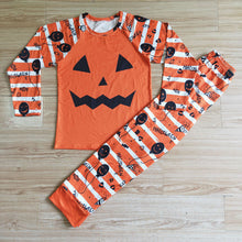 Load image into Gallery viewer, Father Adult men Halloween face pajamas clothes sets
