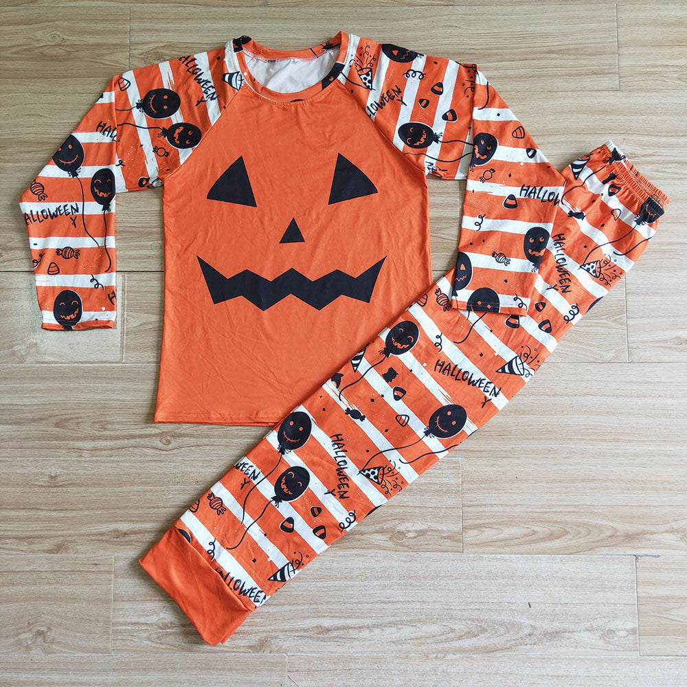 Father Adult men Halloween face pajamas clothes sets