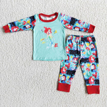 Load image into Gallery viewer, Girls Princess pajamas 2
