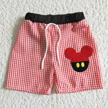 Load image into Gallery viewer, Baby boys cartoon red summer trunk swimsuits
