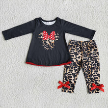 Load image into Gallery viewer, Leopard cartoon mouse legging sets
