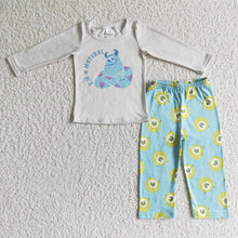 Load image into Gallery viewer, baby boys cartoon monster pants sets
