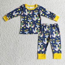 Load image into Gallery viewer, baby boys Christmas nativity pajamas sets
