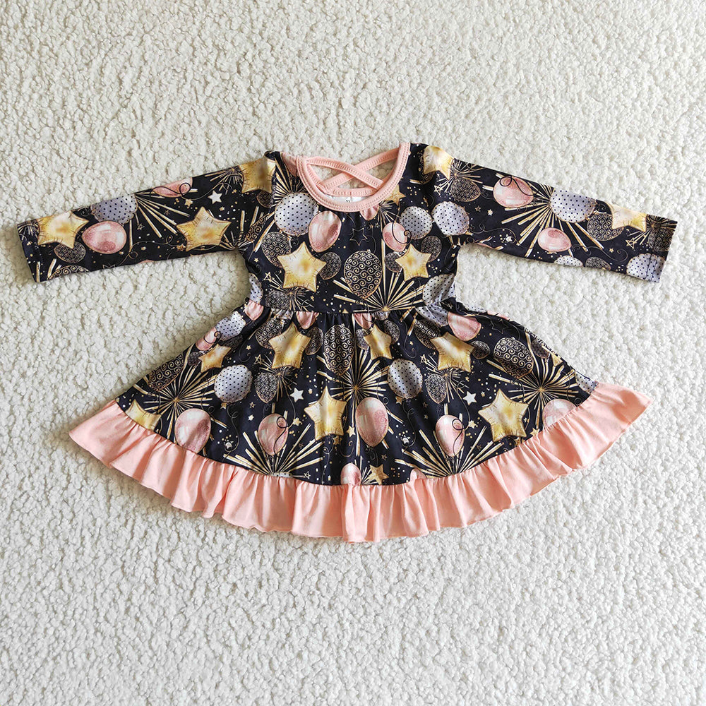 Baby girls new year balloon dresses