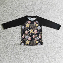 Load image into Gallery viewer, Baby boys New year balloon long sleeve shirts
