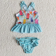 Load image into Gallery viewer, Baby Girls summer popscile swimsuits
