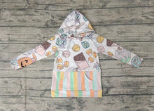 Load image into Gallery viewer, Baby kids Halloween cartoon candy hooded shirts tops
