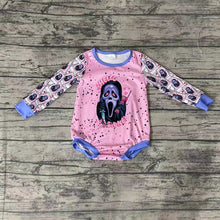 Load image into Gallery viewer, Baby girls Halloween hello pink rompers
