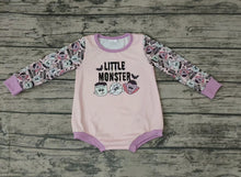 Load image into Gallery viewer, Baby girls Halloween little pink rompers
