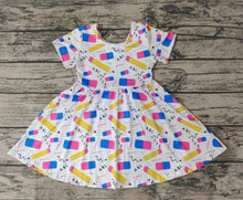 Load image into Gallery viewer, Baby girls back to school twirl dresses
