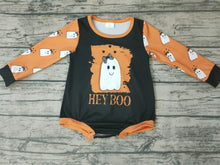 Load image into Gallery viewer, Baby girls boo long sleeve rompers
