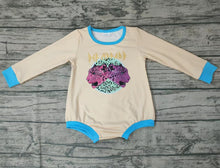 Load image into Gallery viewer, Baby girls singer tiger long sleeve rompers
