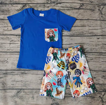 Load image into Gallery viewer, Baby cartoon boy shorts sets
