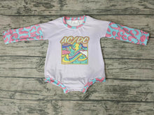 Load image into Gallery viewer, Baby girls sing long sleeve rompers
